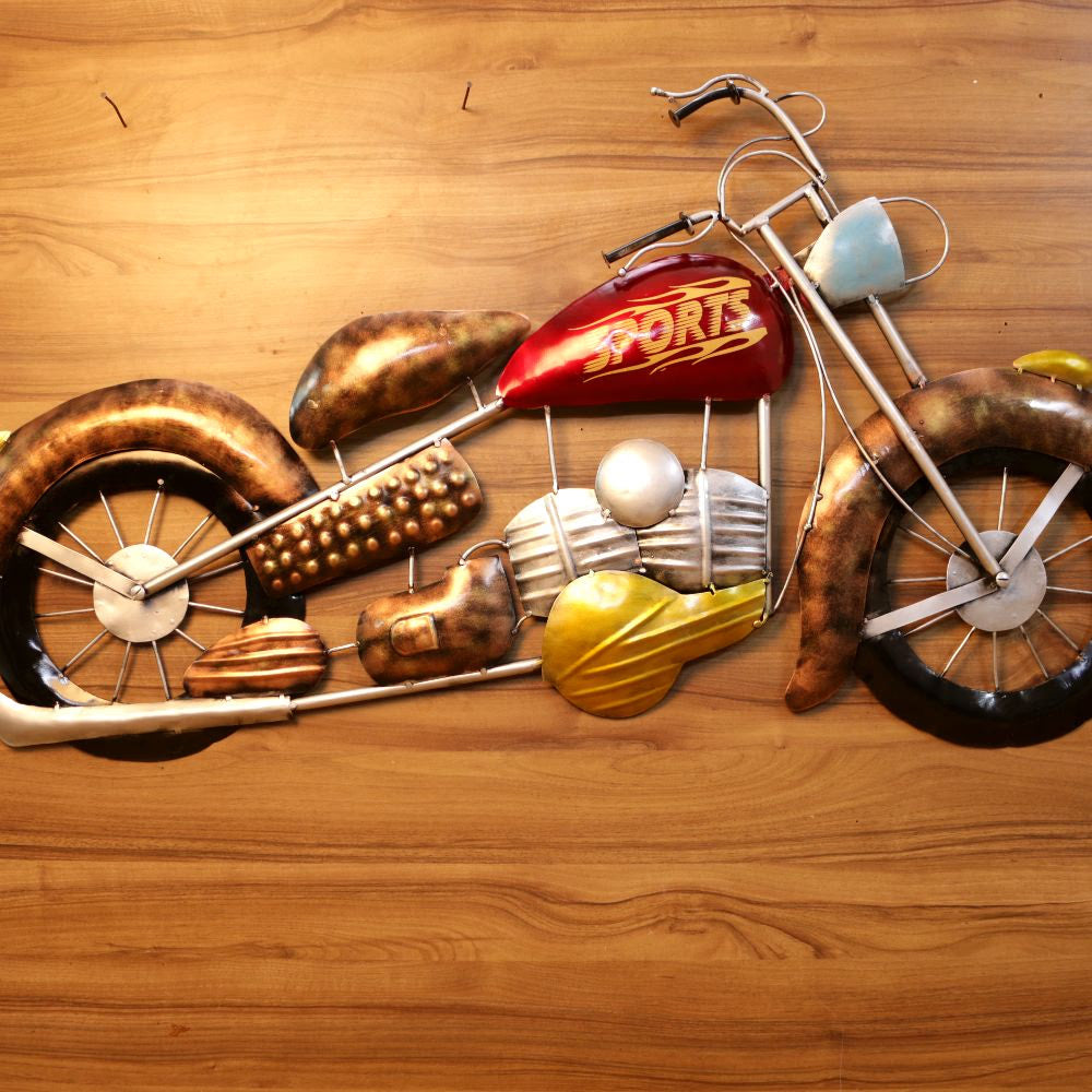 Iron Sports Bike – Handcrafted Decorative Showpiece