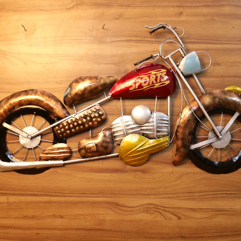 Iron Sports Bike – Handcrafted Decorative Showpiece