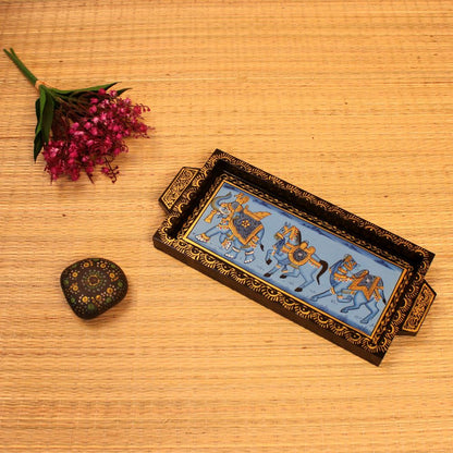 Wooden Printed Serving Tray 6x12