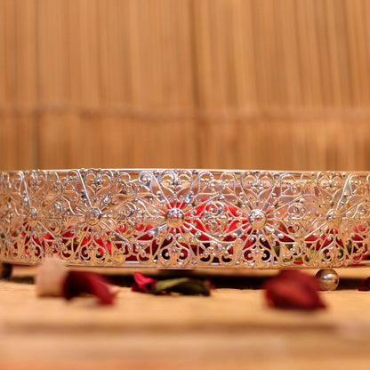 Silver Round Tray