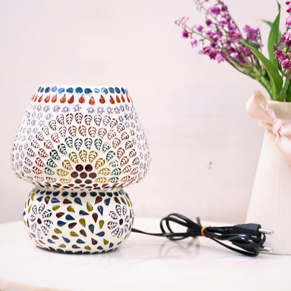 5 Inch Handcrafted Decorative Table Lamp – Premium Home Accent Lamp