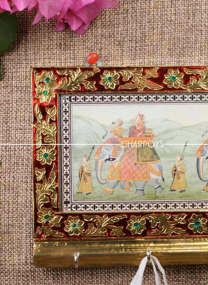 Meenakari Key Holder – Traditional Indian Enamel Art