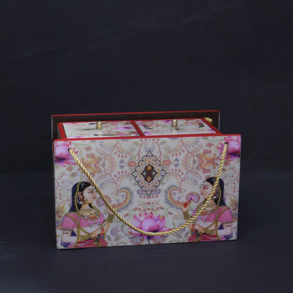 WOOD PRINTED DRY FRUIT BOX
