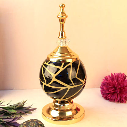 Handcrafted Small Iron Bottle Vase – Decorative Metal Flower Vase for Home Décor