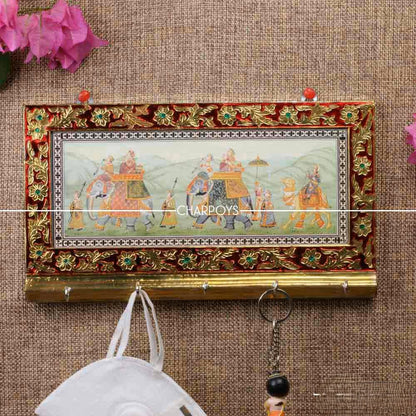 Meenakari Key Holder – Traditional Indian Enamel Art