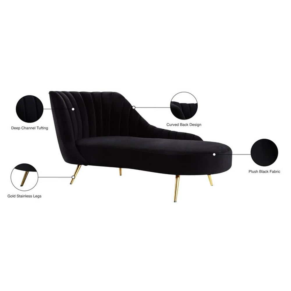 Modern Curved Chaise Lounge Chair – Sculptural Upholstered Accent Seating-Shivora Crafts