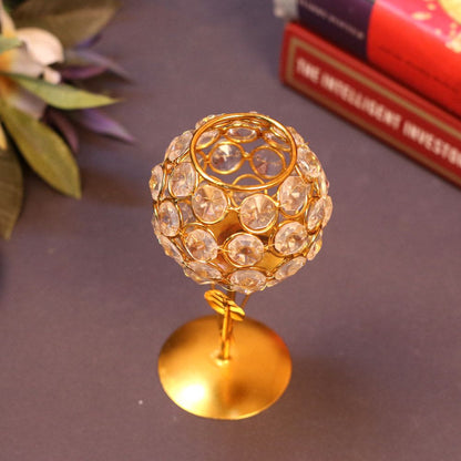 Crystal Glass Akhand Jyot Diya