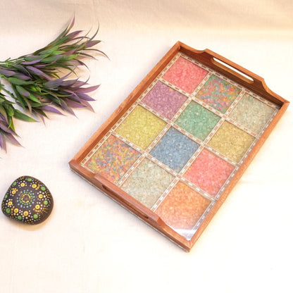 6x12 Wooden Mota Gemstone Tray