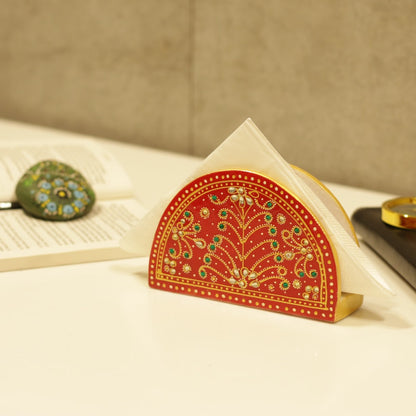 Marble Napkin Holder – Handcrafted Natural Stone Table Accessory