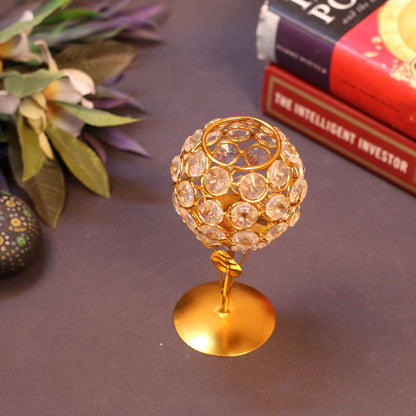 Crystal Glass Akhand Jyot Diya