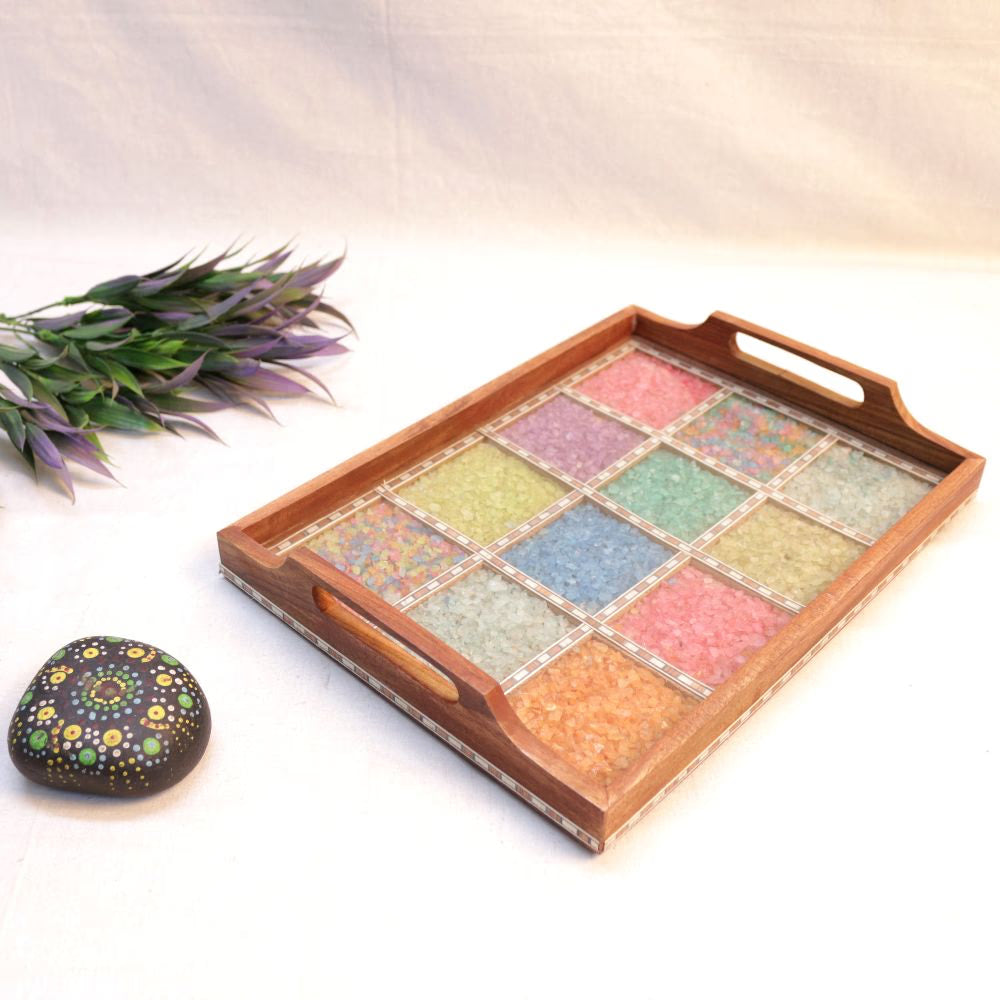 6x12 Wooden Mota Gemstone Tray