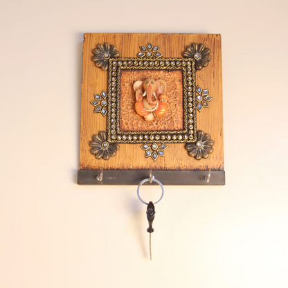 Ganesh Square Key Holder