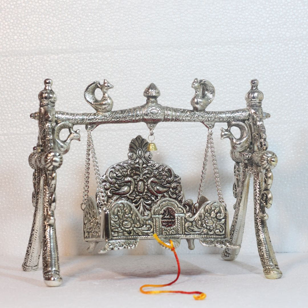 Metal Jhula — Handcrafted Decorative Swing Showpiece