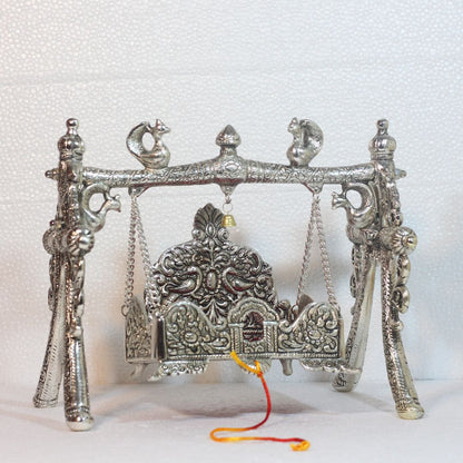 Metal Jhula — Handcrafted Decorative Swing Showpiece