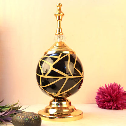 Handcrafted Small Iron Bottle Vase – Decorative Metal Flower Vase for Home Décor