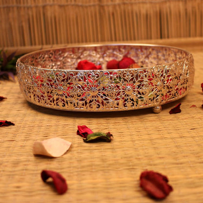 Silver Round Tray