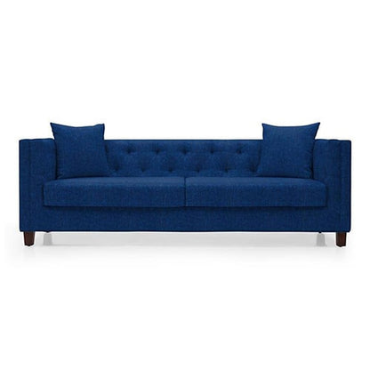 3-Seater Tufted Upholstered Sofa