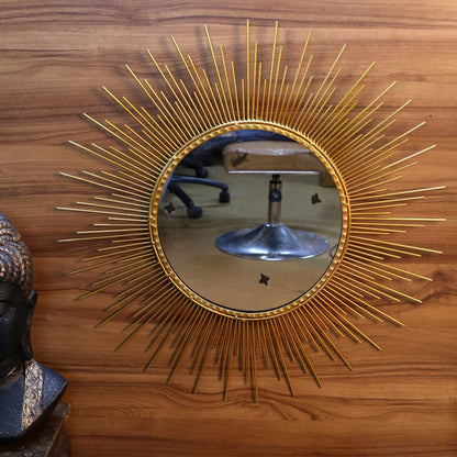 Iron Sun Wall Mirror