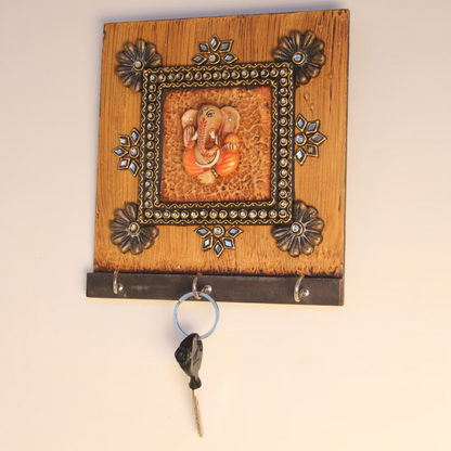 Ganesh Square Key Holder