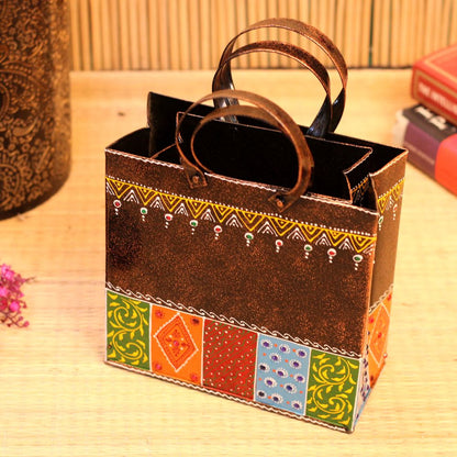 Iron Printed Planter Set Of 2