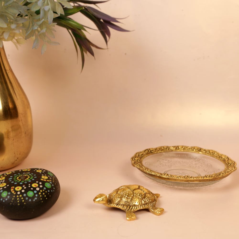Tortoise Plate Golden