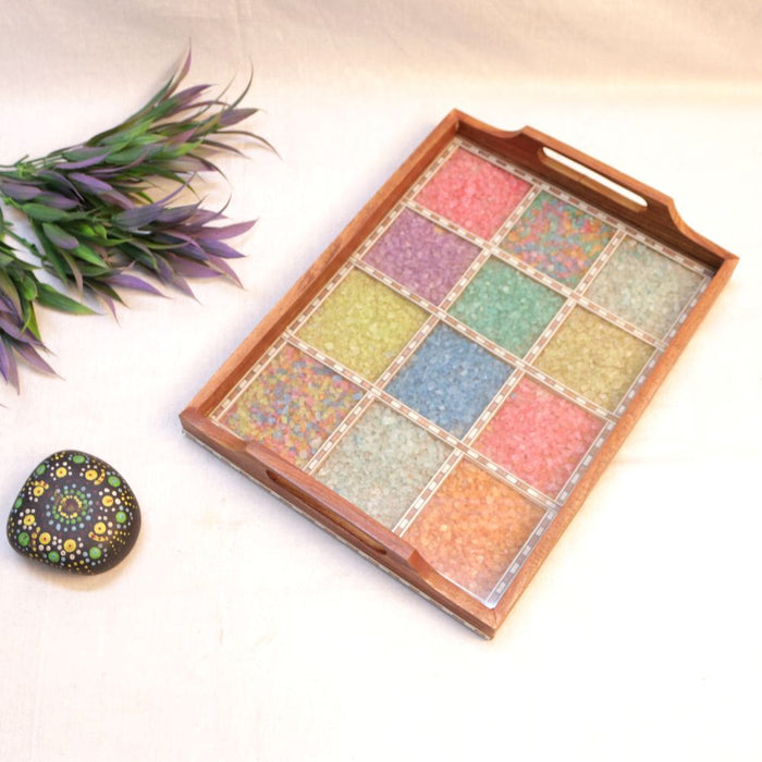6x12 Wooden Mota Gemstone Tray