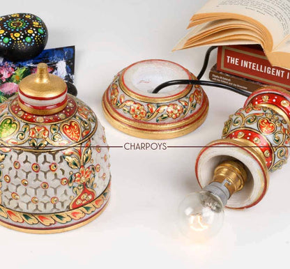 Marble Painted Decorative Light Lamp