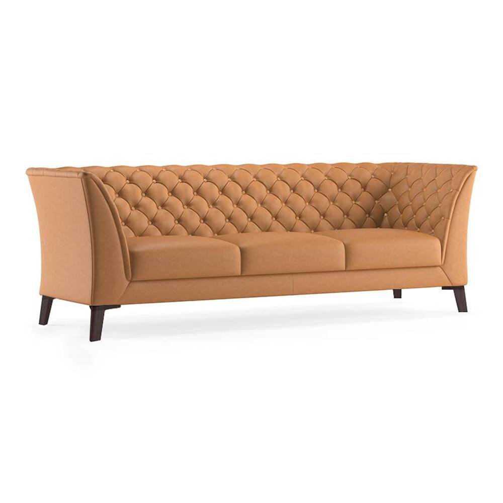 Weston 3 Seater Sofa | Tufted Chesterfield Style Upholstered Sofa-Shivora Crafts