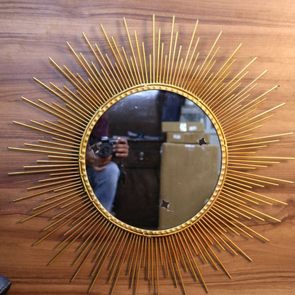 Iron Sun Wall Mirror