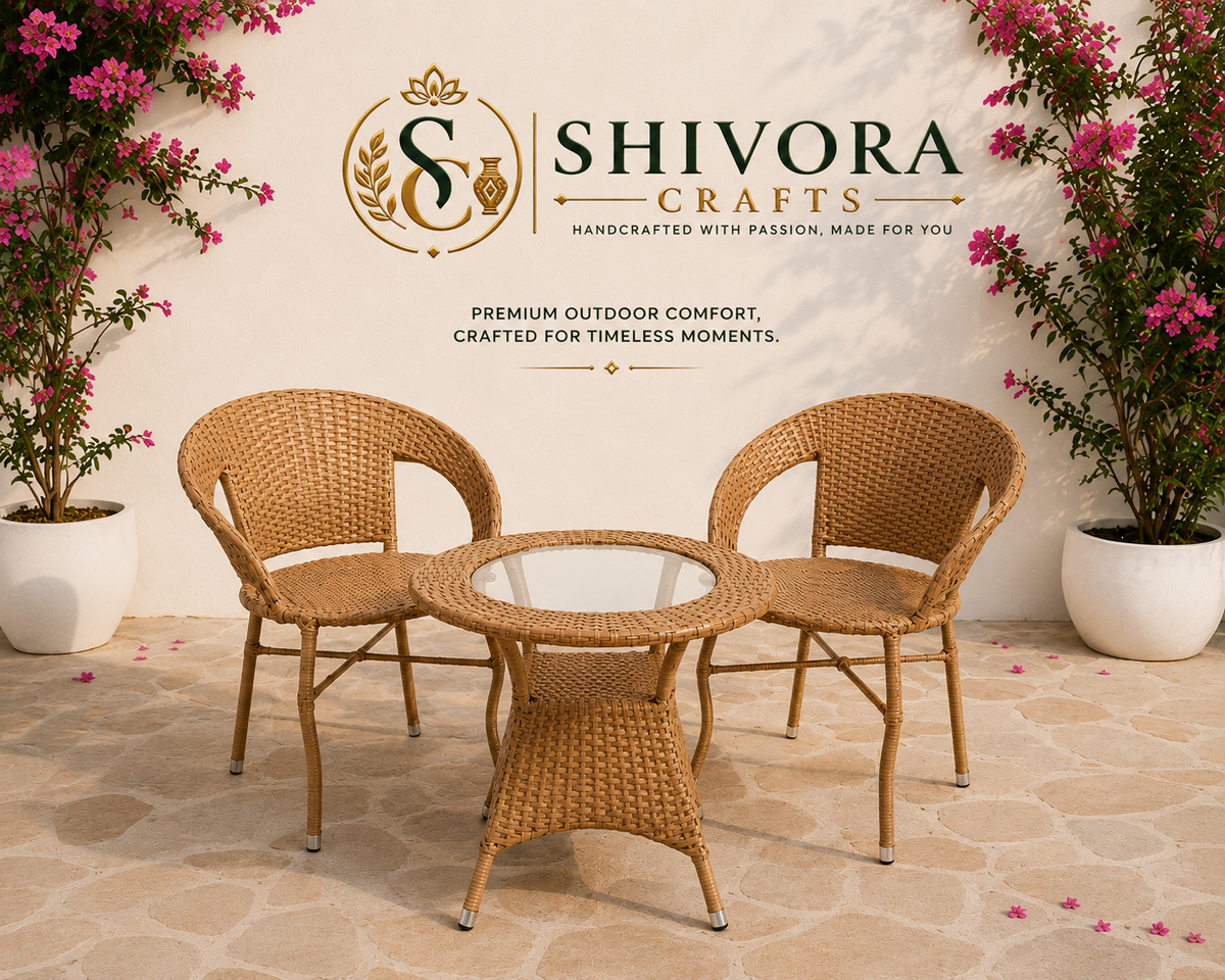 Thyme 2 Seater Wicker Outdoor Table & Chair Set