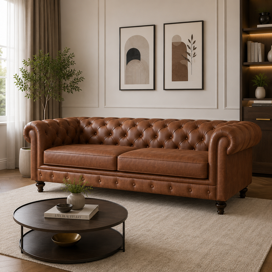 Classic Chesterfield Tufted 3 Seater Sofa