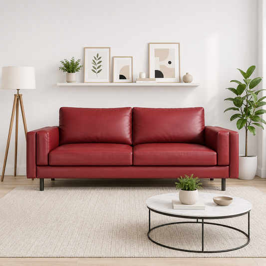 Modern 3-Seater Sofa with Deep Cushioned Seating