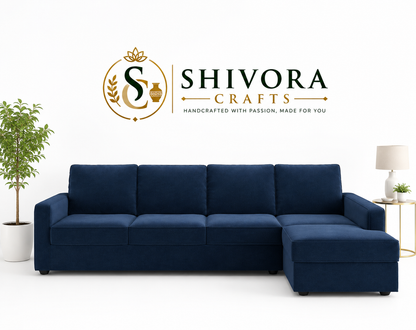 Modern L-Shaped Sectional Sofa with Chaise
