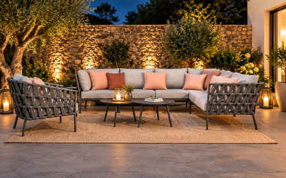 Outdoor Modular Patio Sofa Set | Sectional Sofa, Lounge Chairs & Tables