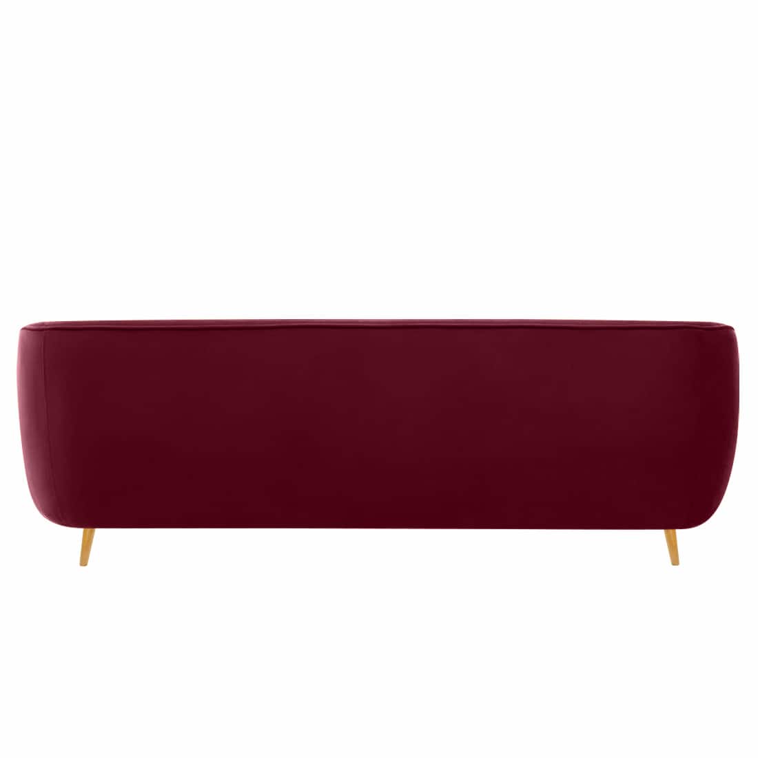 Modern Curved Channel Tufted 3-Seater Sofa- Shivora Crafts