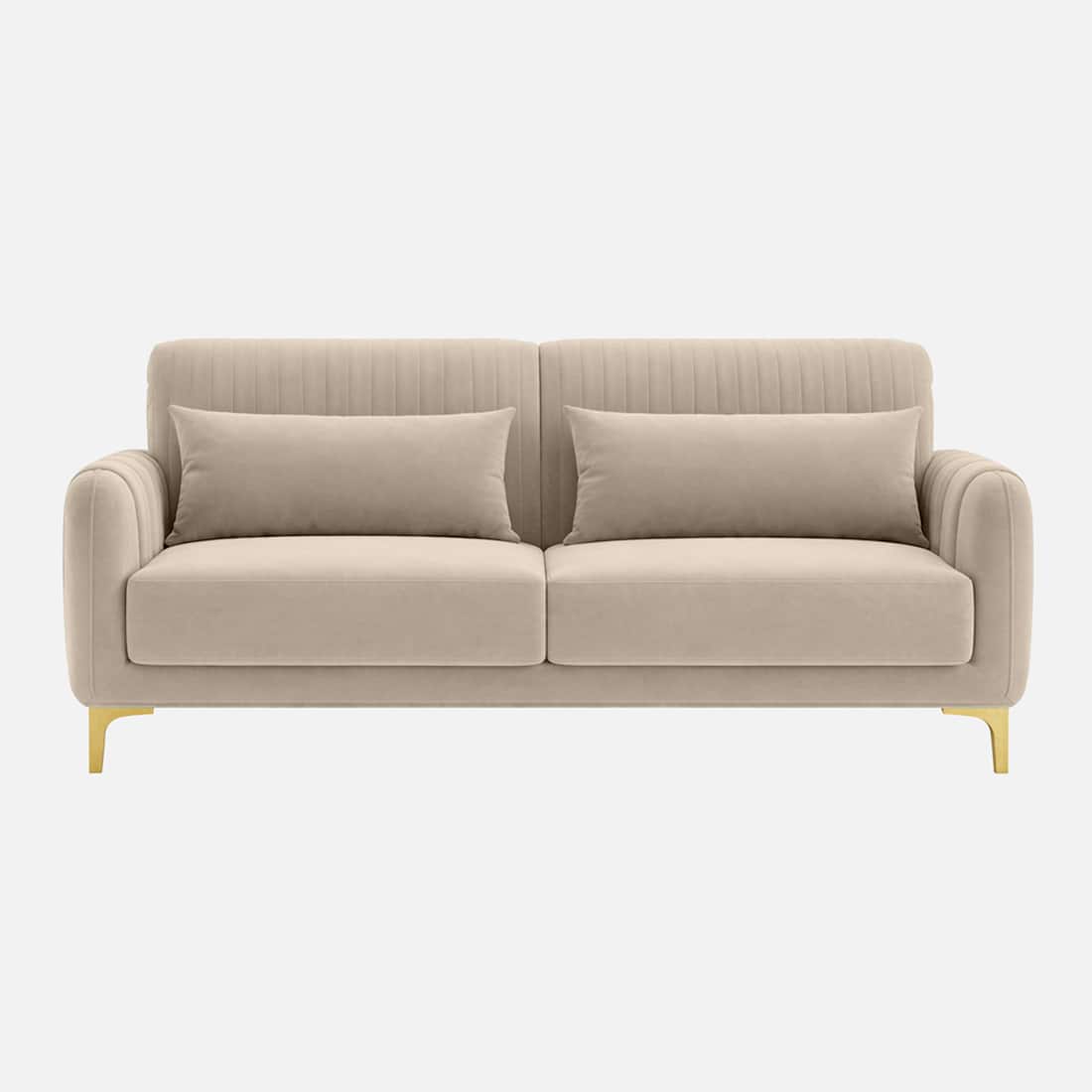 Modern Vertical Channel 2 Seater Sofa