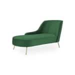 Modern Curved Lounge Chaise Chair – Elegant Upholstered Accent Seat-Shivora Crafts