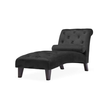 Modern Tufted Chaise Lounge Chair – Upholstered Reclining Accent Seat-Shivora Crafts