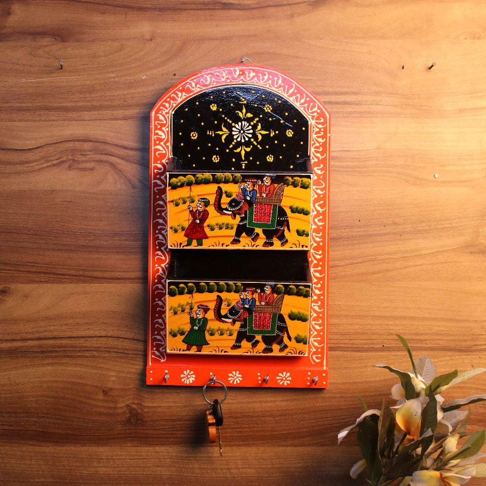 Letter Rack Double & Key Stand