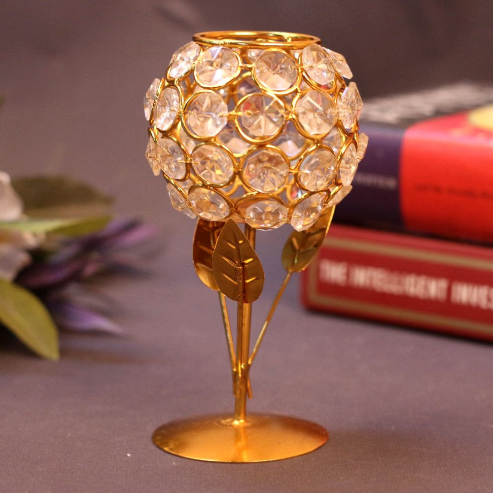 Crystal Glass Akhand Jyot Diya