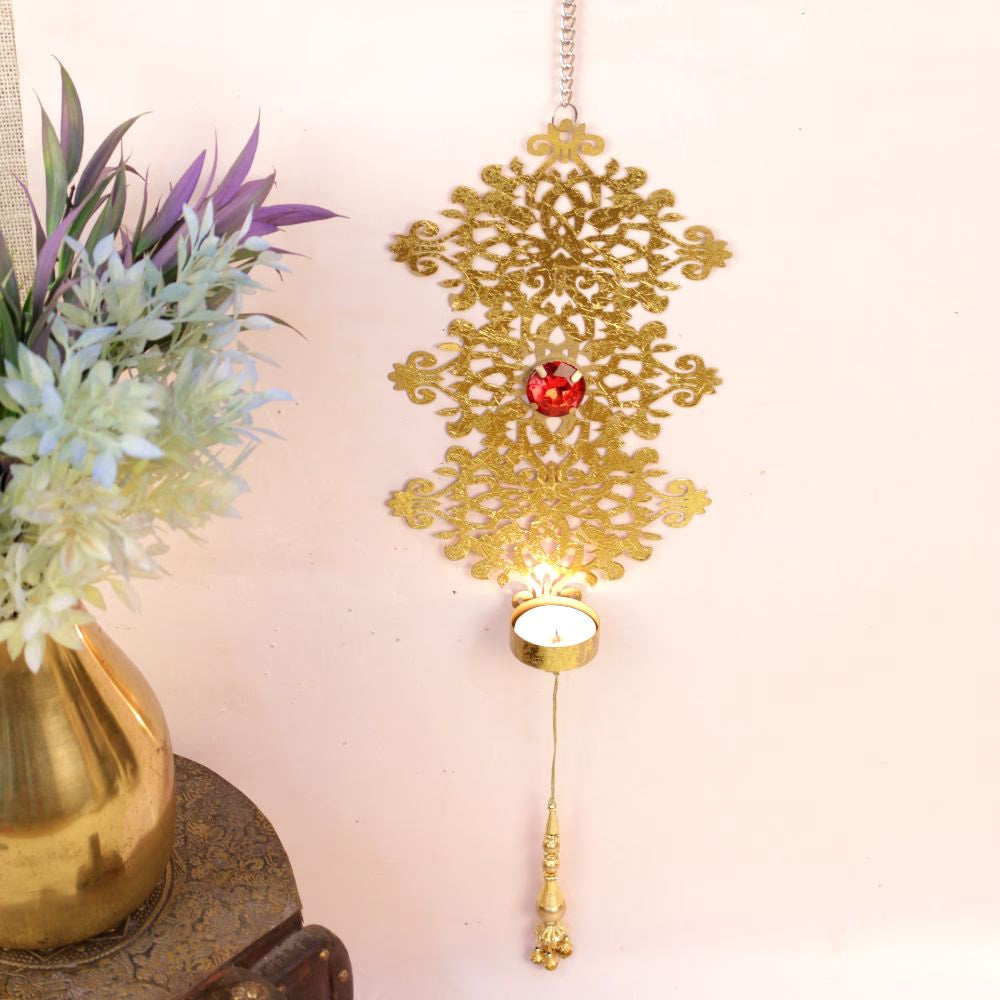 Traditional Indian Hand Painted Hanging Decor