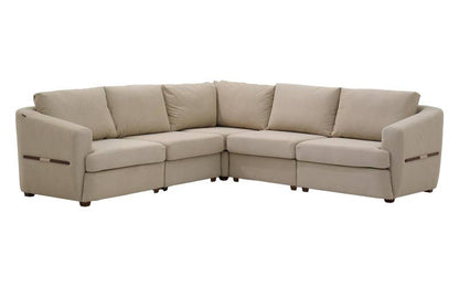 Modern L-Shaped Sectional Sofa with Corner Chaise