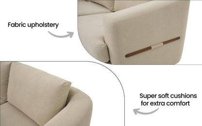 Modern L-Shaped Sectional Sofa with Corner Chaise
