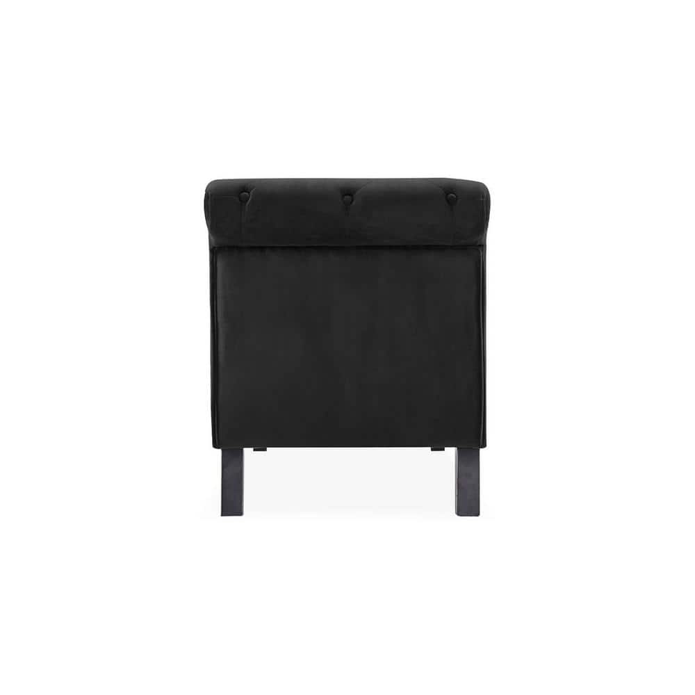 Modern Tufted Chaise Lounge Chair – Upholstered Reclining Accent Seat-Shivora Crafts