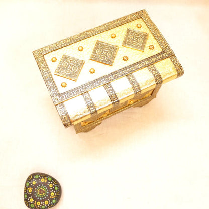 Pitari Rexin Box | 8 Inches | Traditional Indian Storage & Gifting