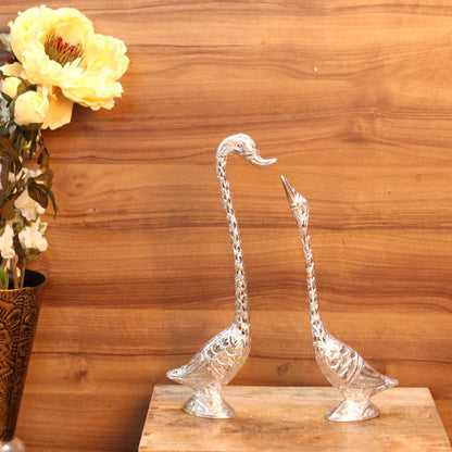 Love Birds Set 11" — Handcrafted Decorative Bird Couple Figurine