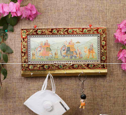 Meenakari Key Holder – Traditional Indian Enamel Art