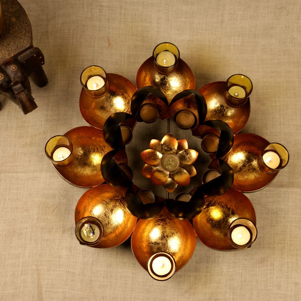 17 Batti Diya with Glass