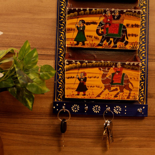 LETTER RACK TRIPLE KEY HOLDER