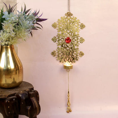Traditional Indian Hand Painted Hanging Decor